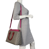 Gucci GG Supreme Linea A Zip Tote