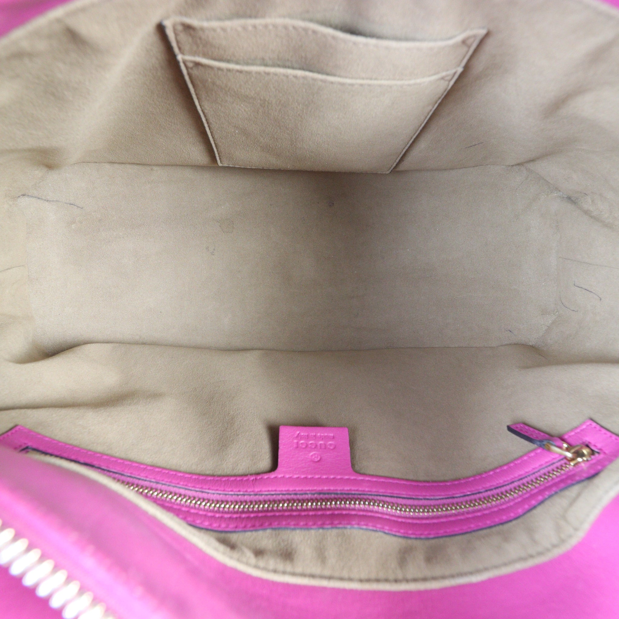 Gucci GG Supreme Linea A Zip Tote