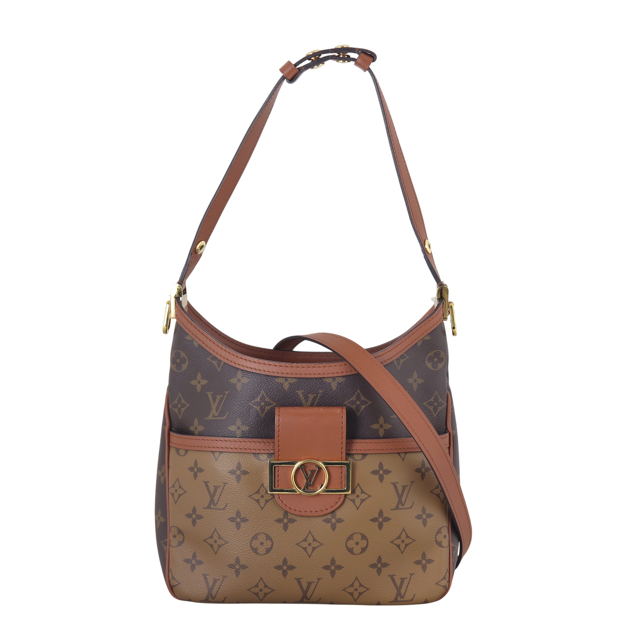 Louis Vuitton Dauphine Hobo PM Monogram Reverse
