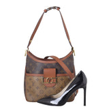 Louis Vuitton Dauphine Hobo PM Monogram Reverse