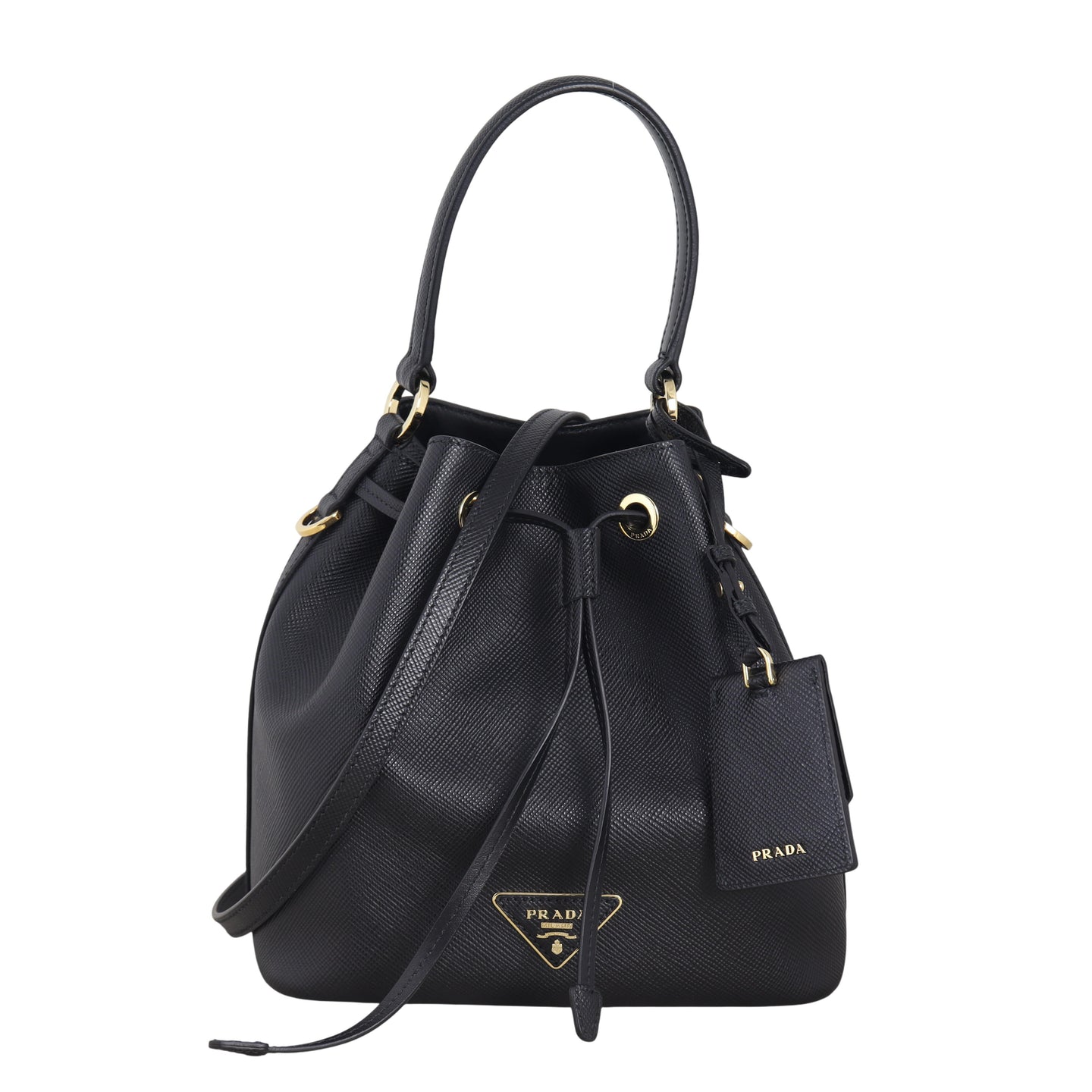 Prada Saffiano Lux Bucket Bag