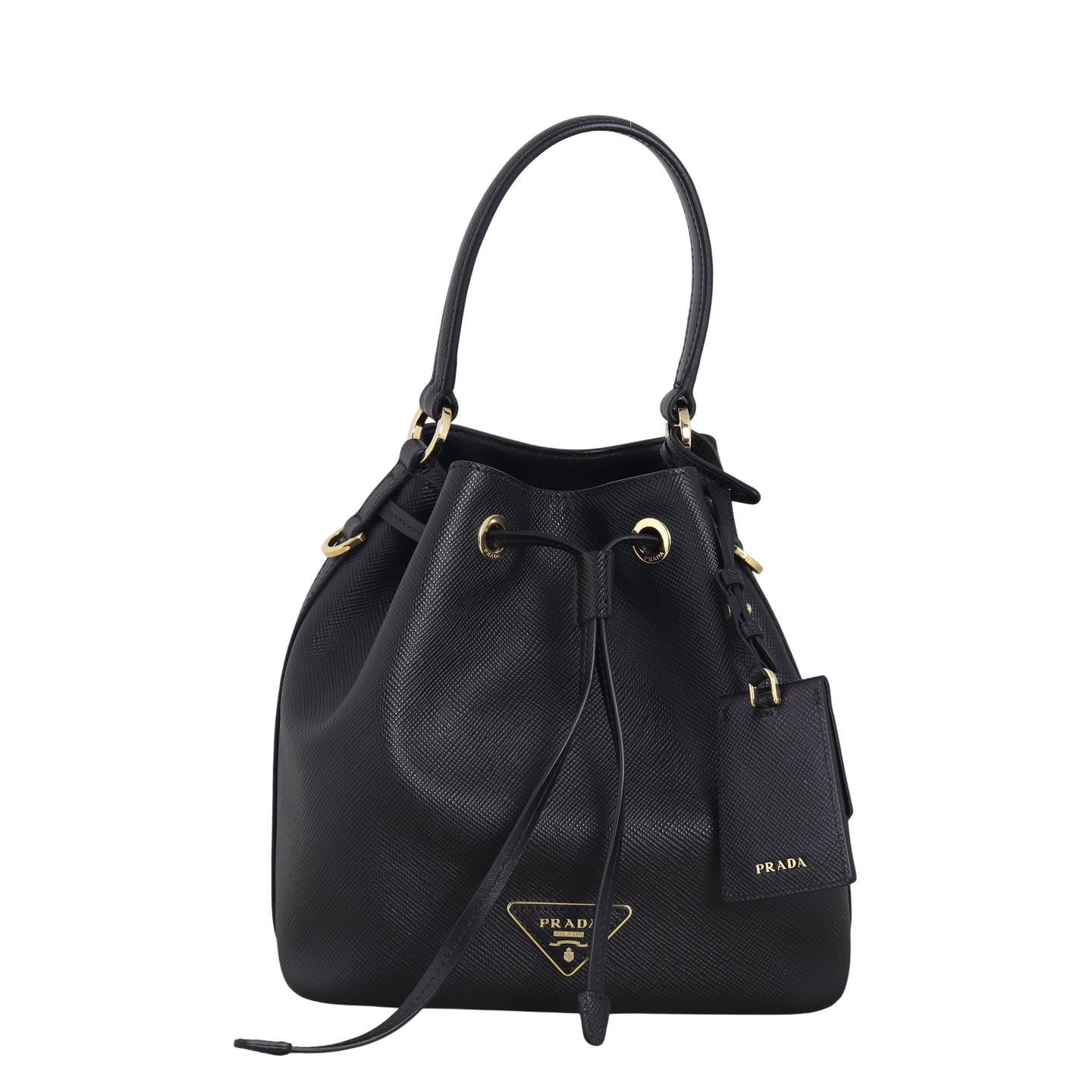 Prada Saffiano Lux Bucket Bag