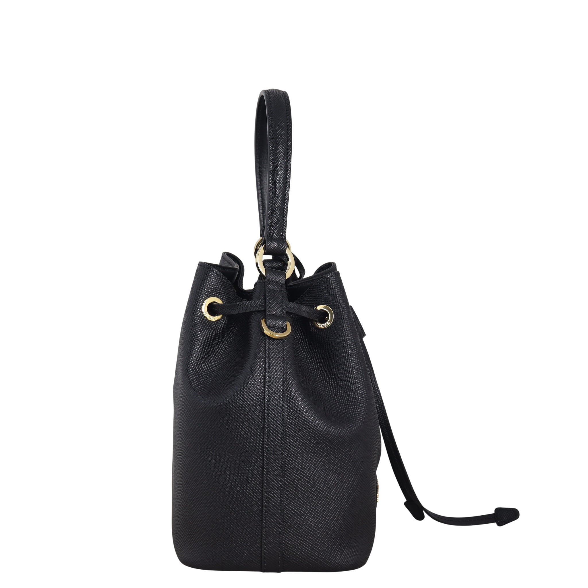 Prada Saffiano Lux Bucket Bag