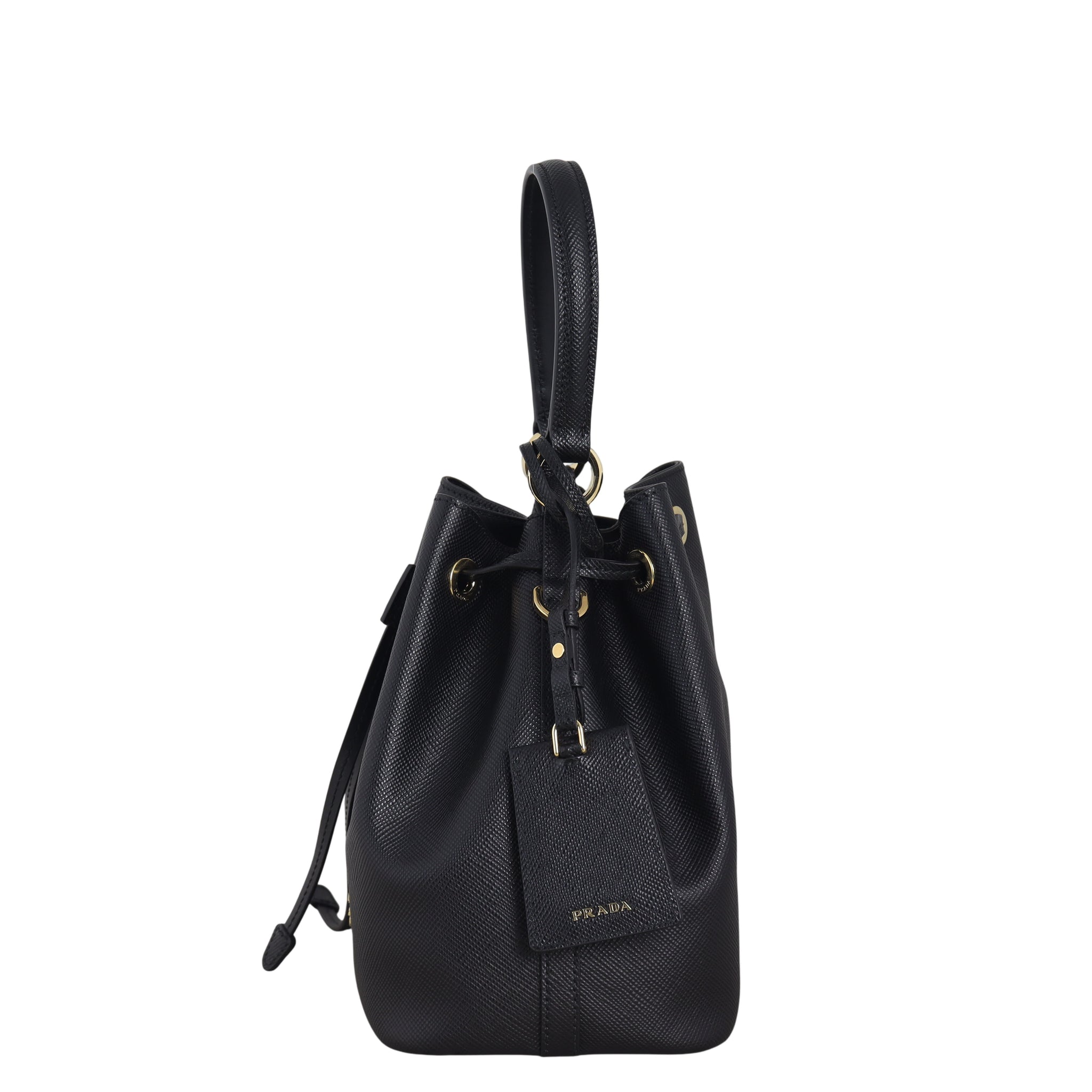 Prada Saffiano Lux Bucket Bag