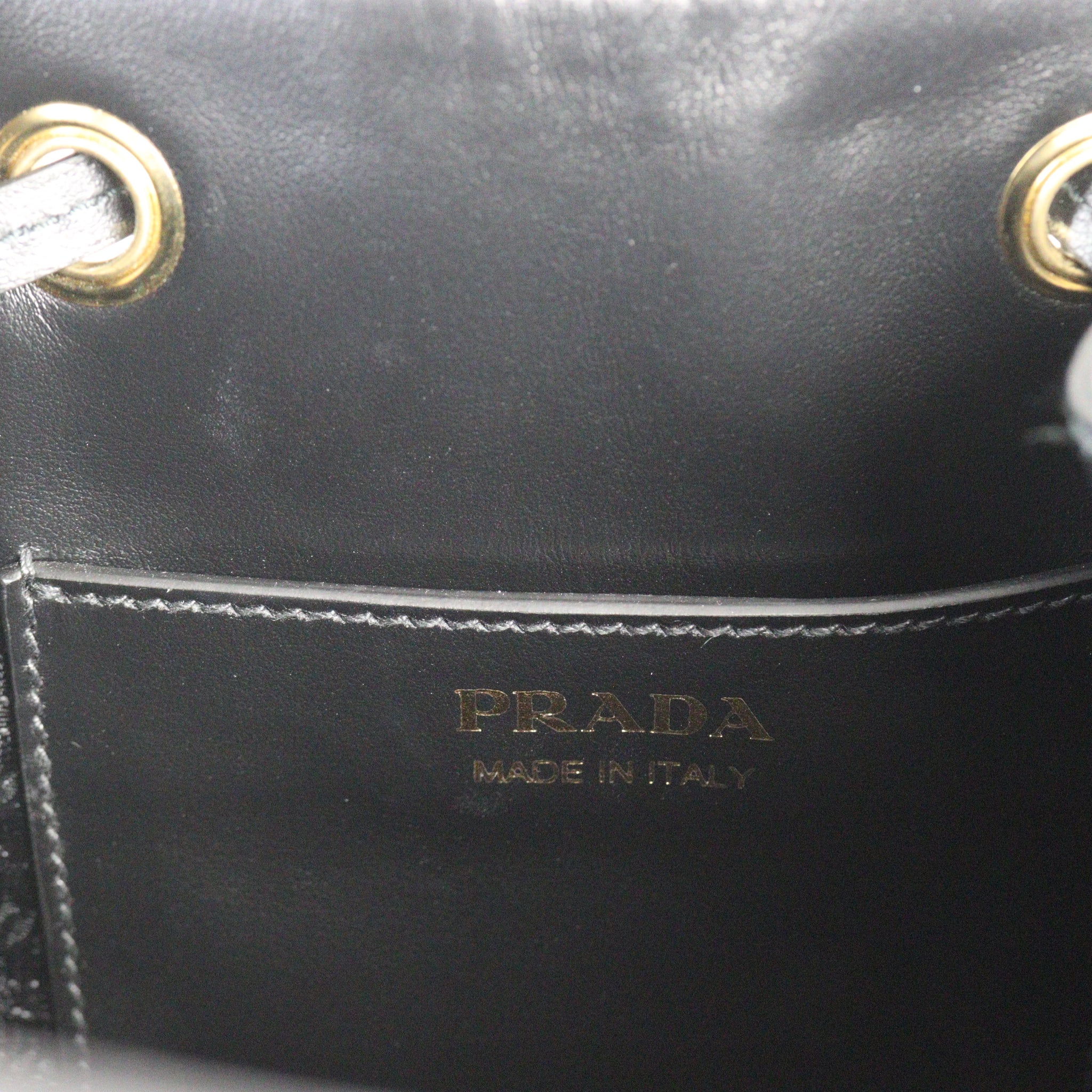 Prada Saffiano Lux Bucket Bag