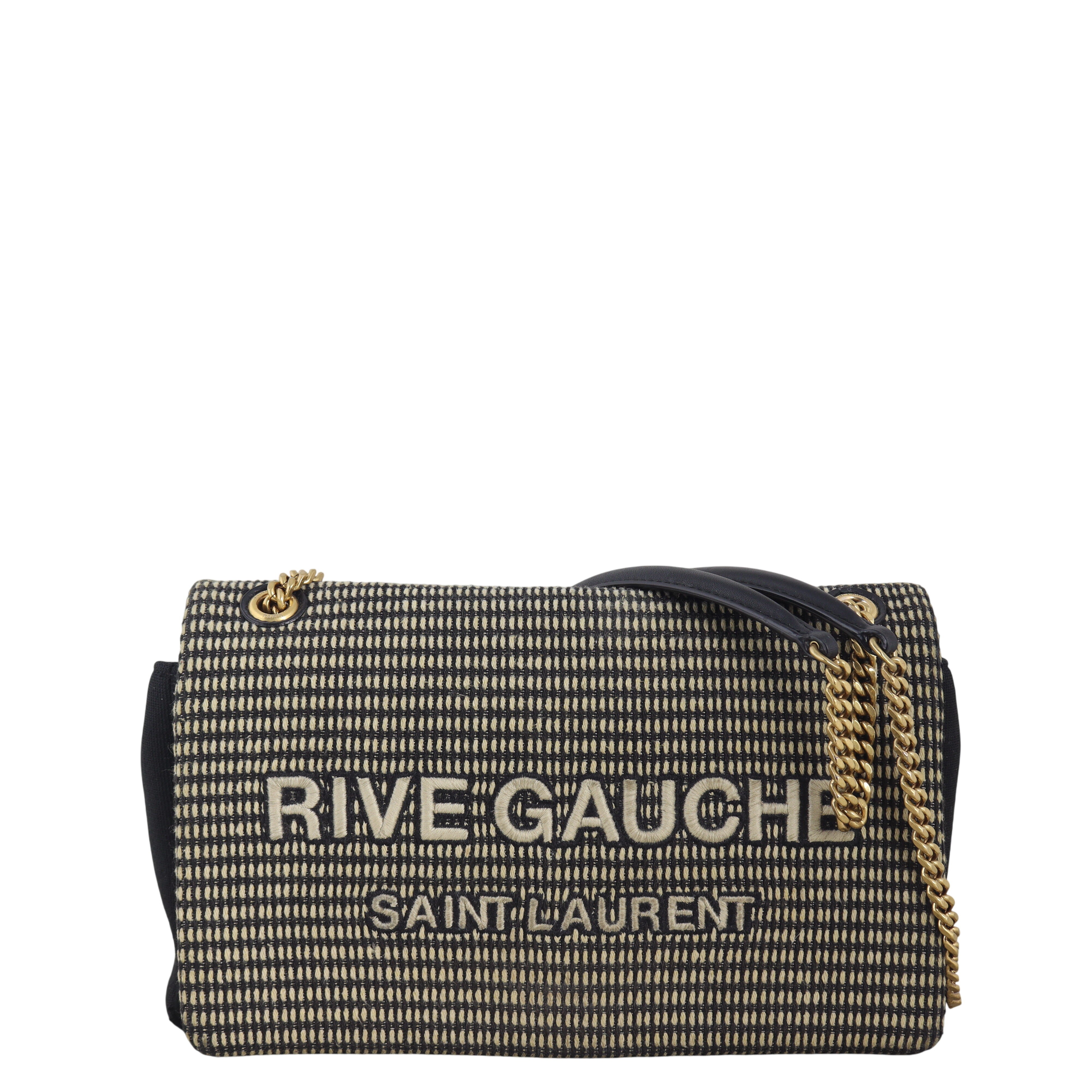 Saint Laurent Rive Gauche Chain Bag Embroidered – Luxe.It.Fwd