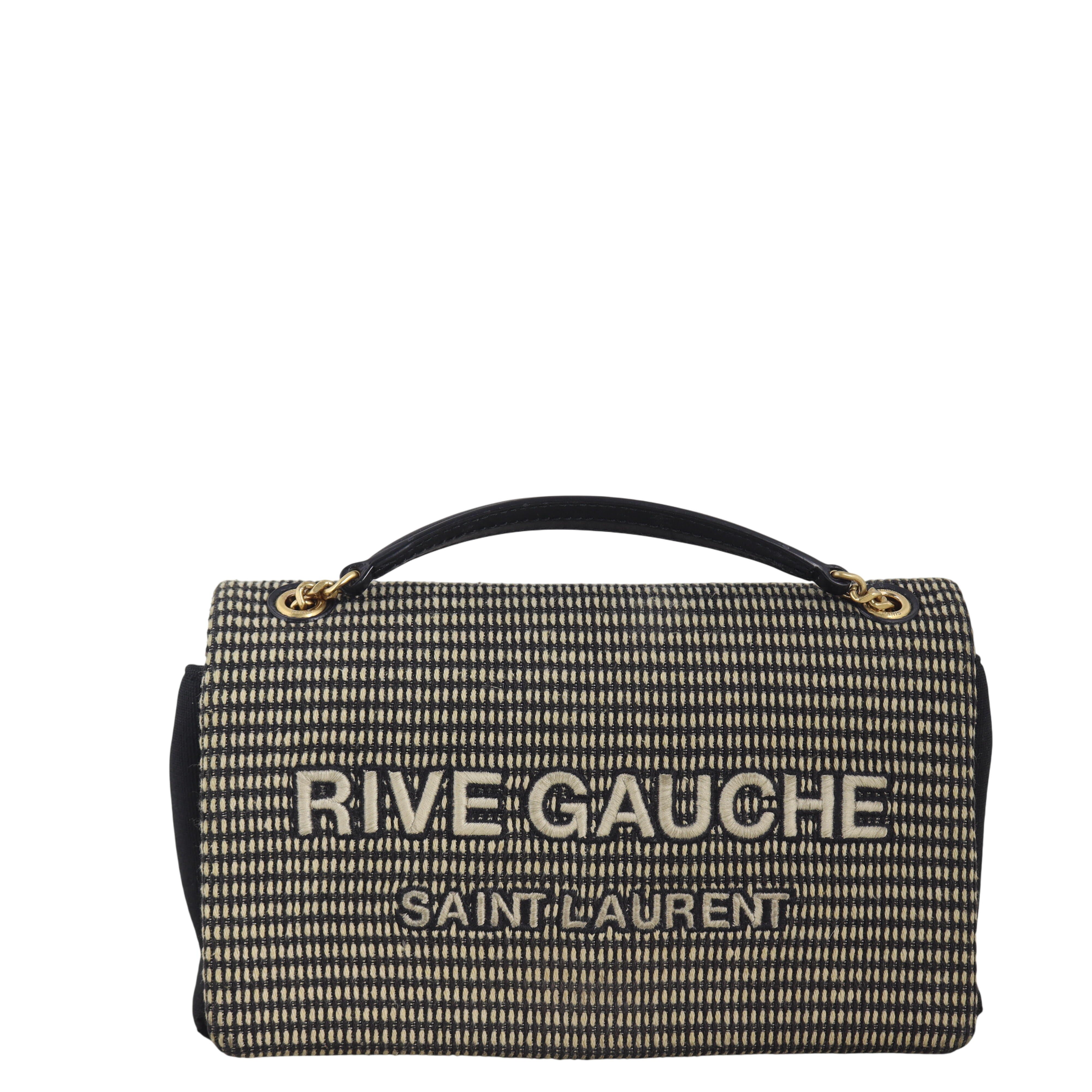 Saint Laurent Rive Gauche Chain Bag Embroidered – Luxe.It.Fwd