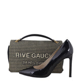 Saint Laurent Rive Gauche Chain Bag Embroidered