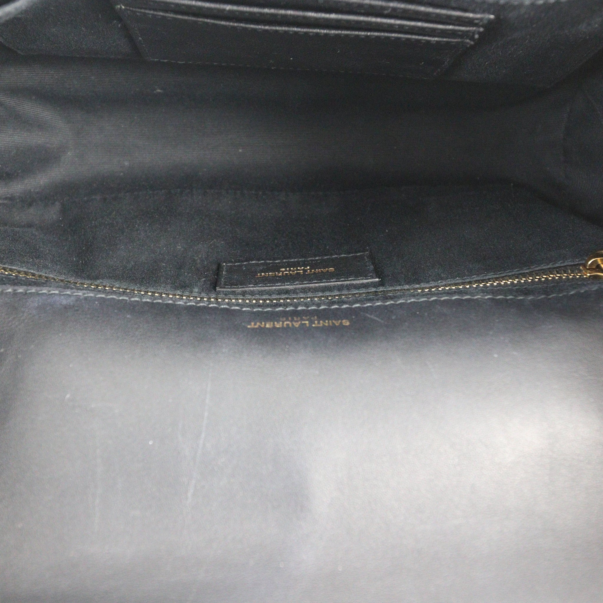 Saint Laurent Rive Gauche Chain Bag Embroidered