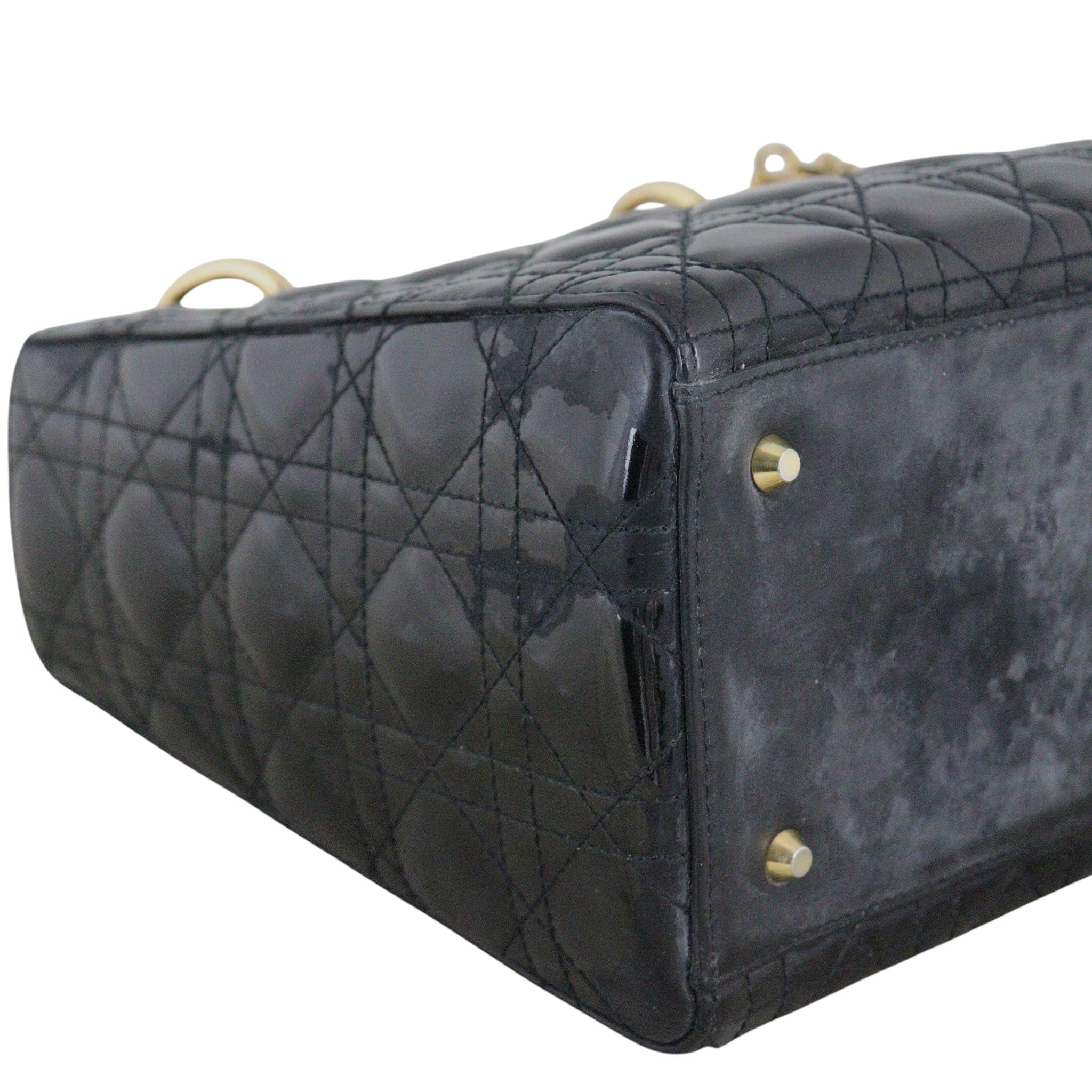 Dior Lady Dior Medium Patent