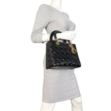 Dior Lady Dior Medium Patent