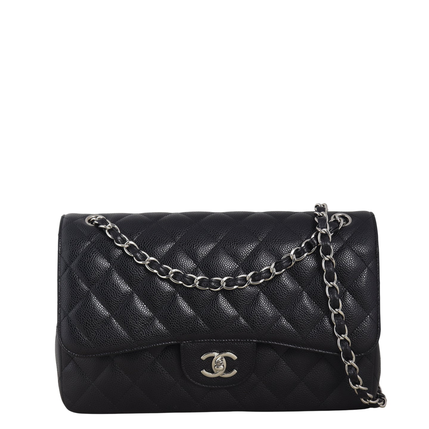 Chanel Classic Double Flap Jumbo Caviar