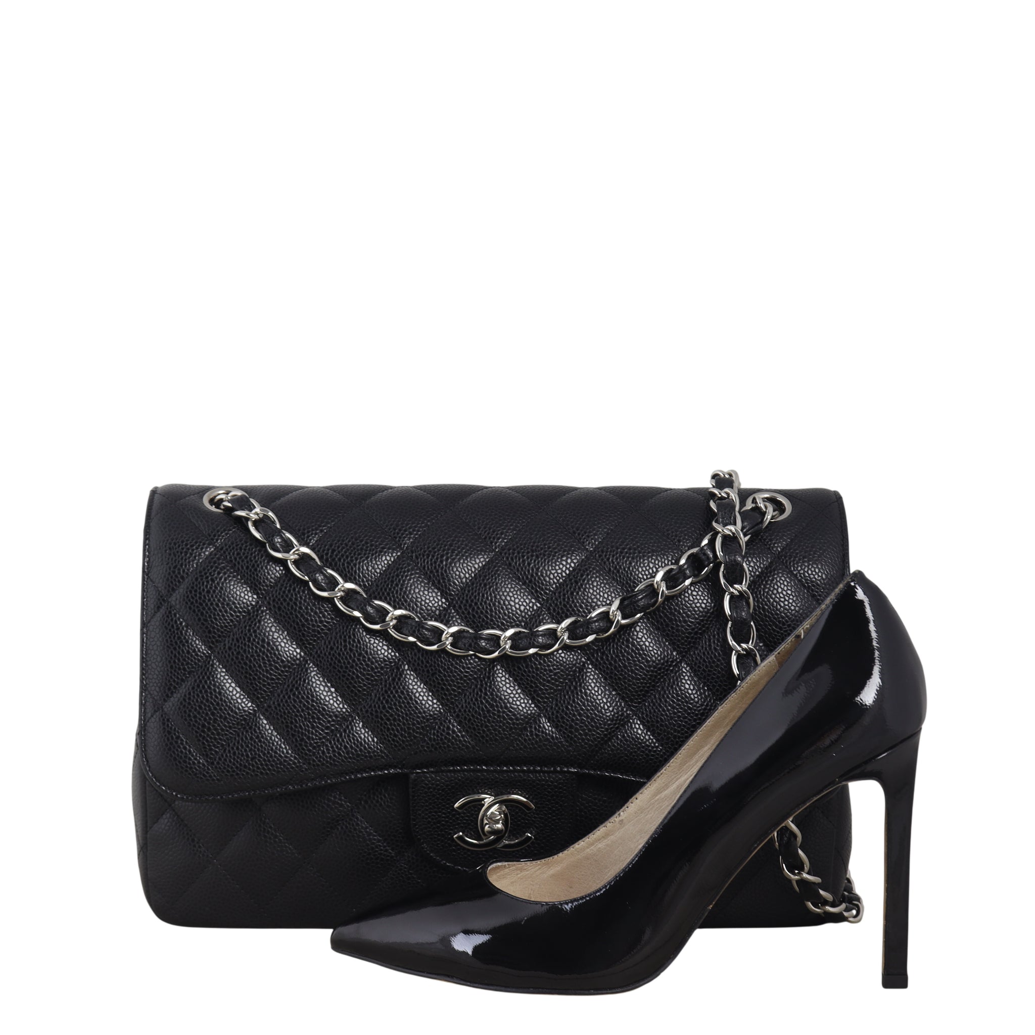 Chanel Classic Double Flap Jumbo Caviar