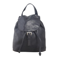 Prada Leather Drawstring Backpack
