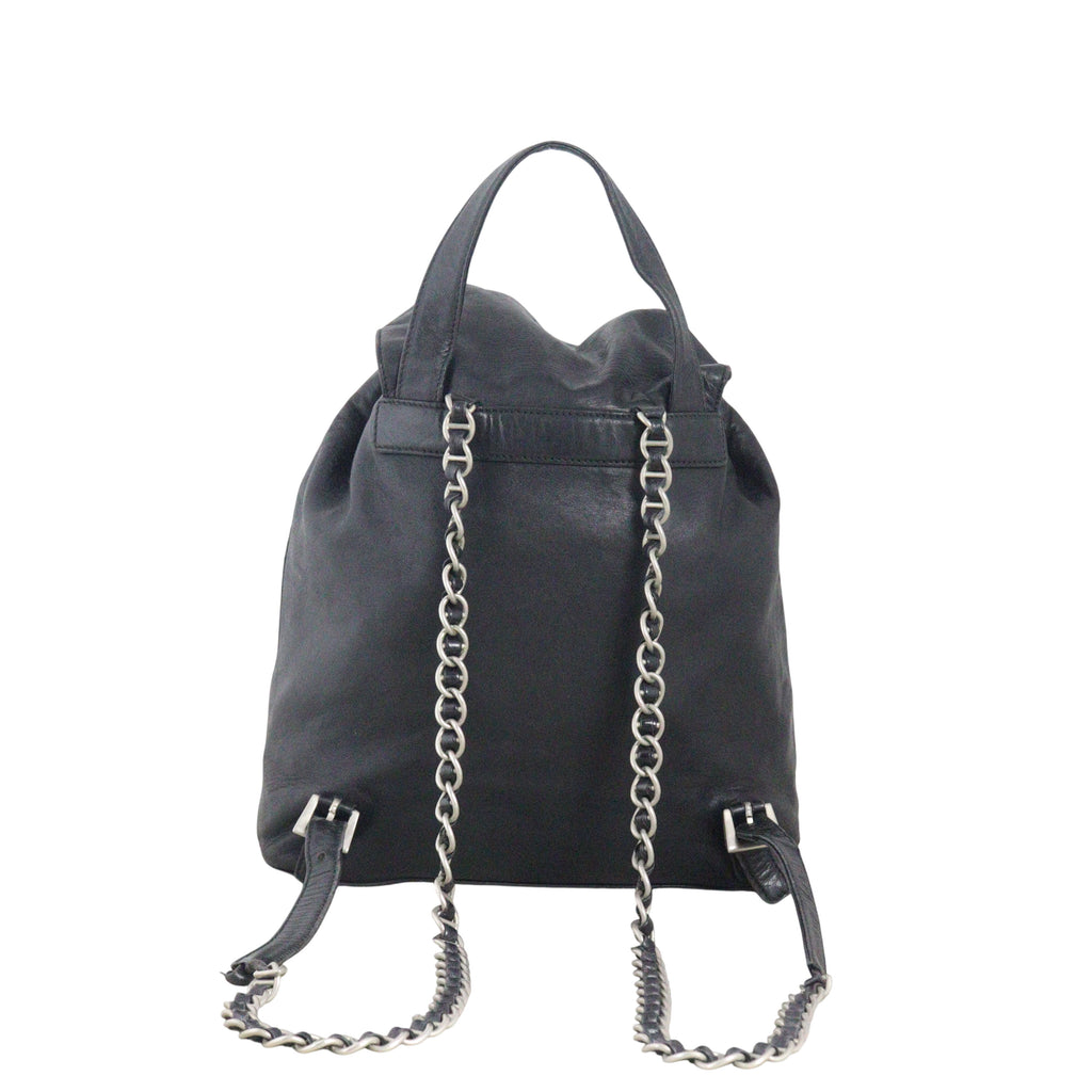 Prada Drawstring Backpack Prada Leather Drawstring Backpack – Luxe.It.Fwd