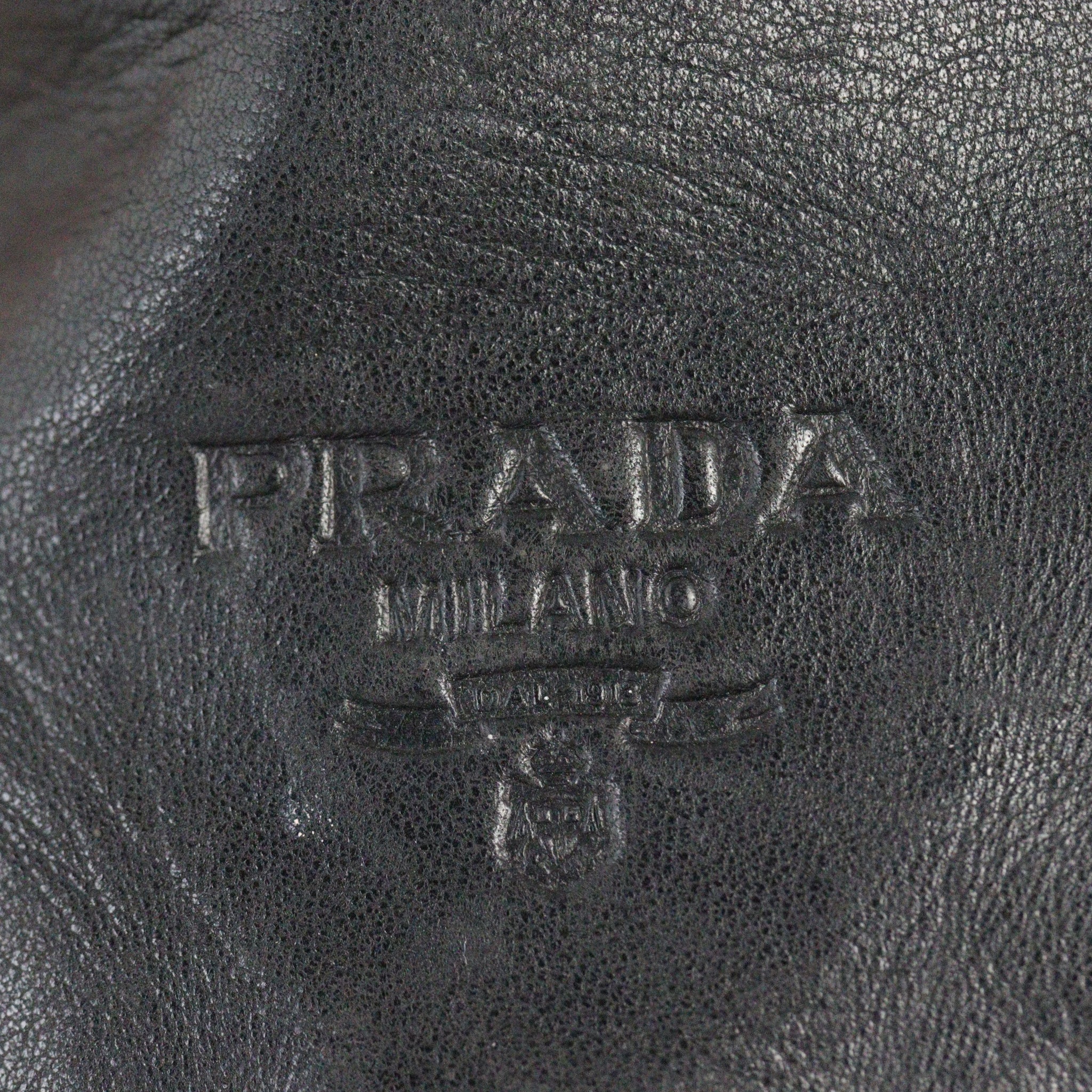 Prada Leather Drawstring Backpack