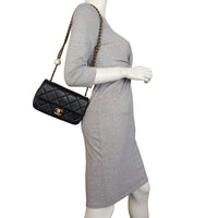 Chanel Double Pearl Mini Flap Bag