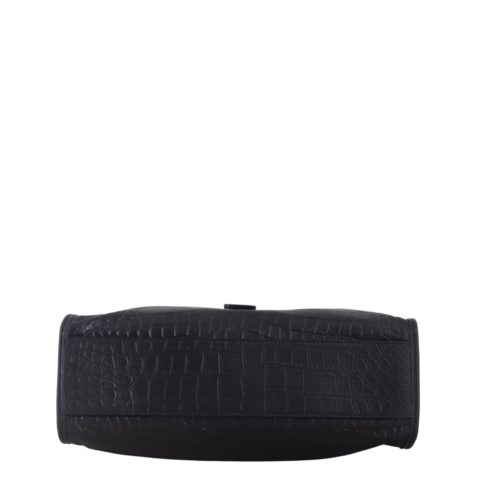 Saint Laurent Niki Tote Medium Croc Embossed