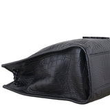 Saint Laurent Niki Tote Medium Croc Embossed