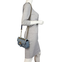 Gucci GG Marmont Matelasse Small Shoulder Bag Pearl Studded