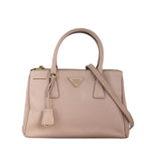 Prada Saffiano Lux Galleria Double Zip Tote Small