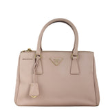 Prada Saffiano Lux Galleria Double Zip Tote Small
