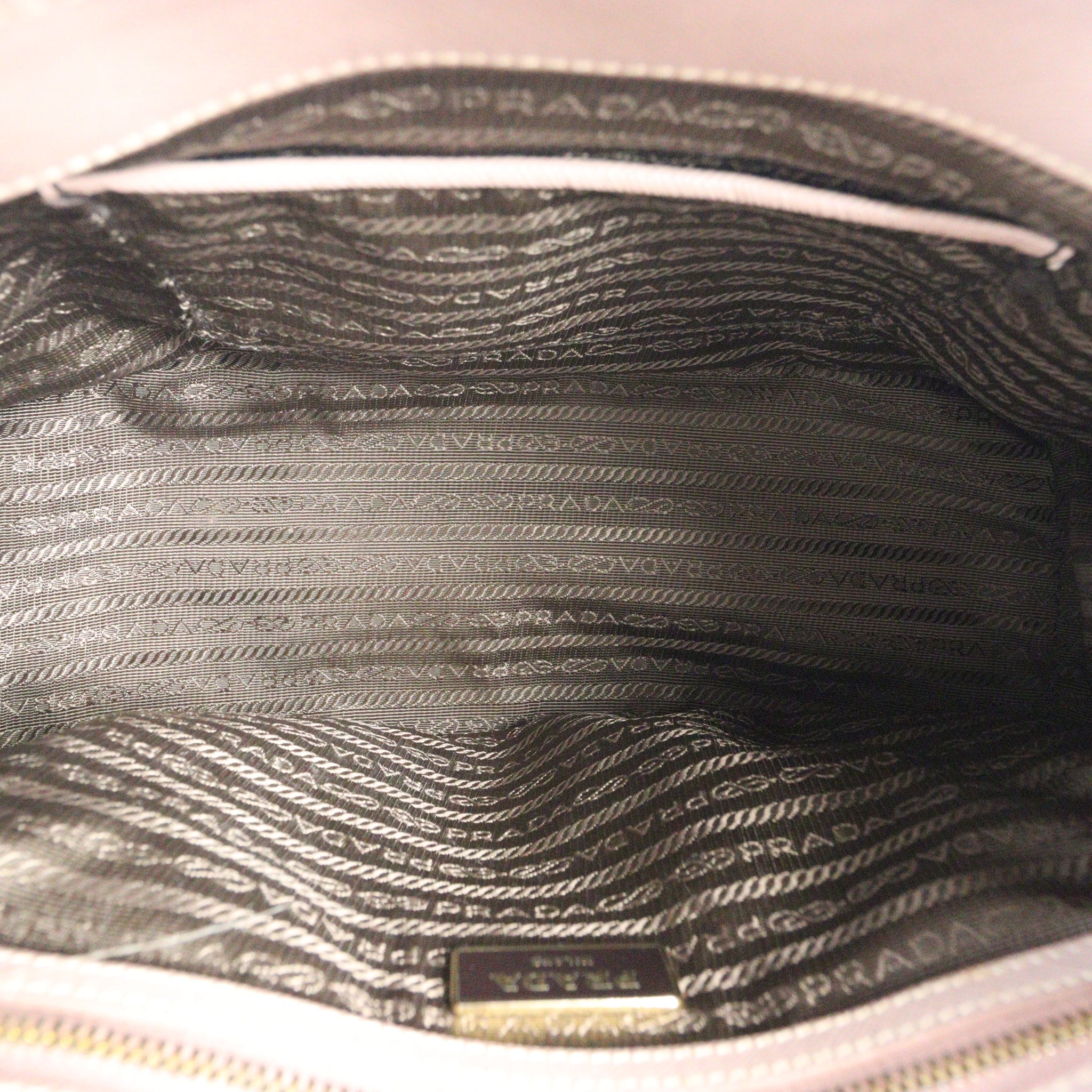 Prada Saffiano Lux Galleria Double Zip Tote Small