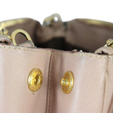 Prada Saffiano Lux Galleria Double Zip Tote Small