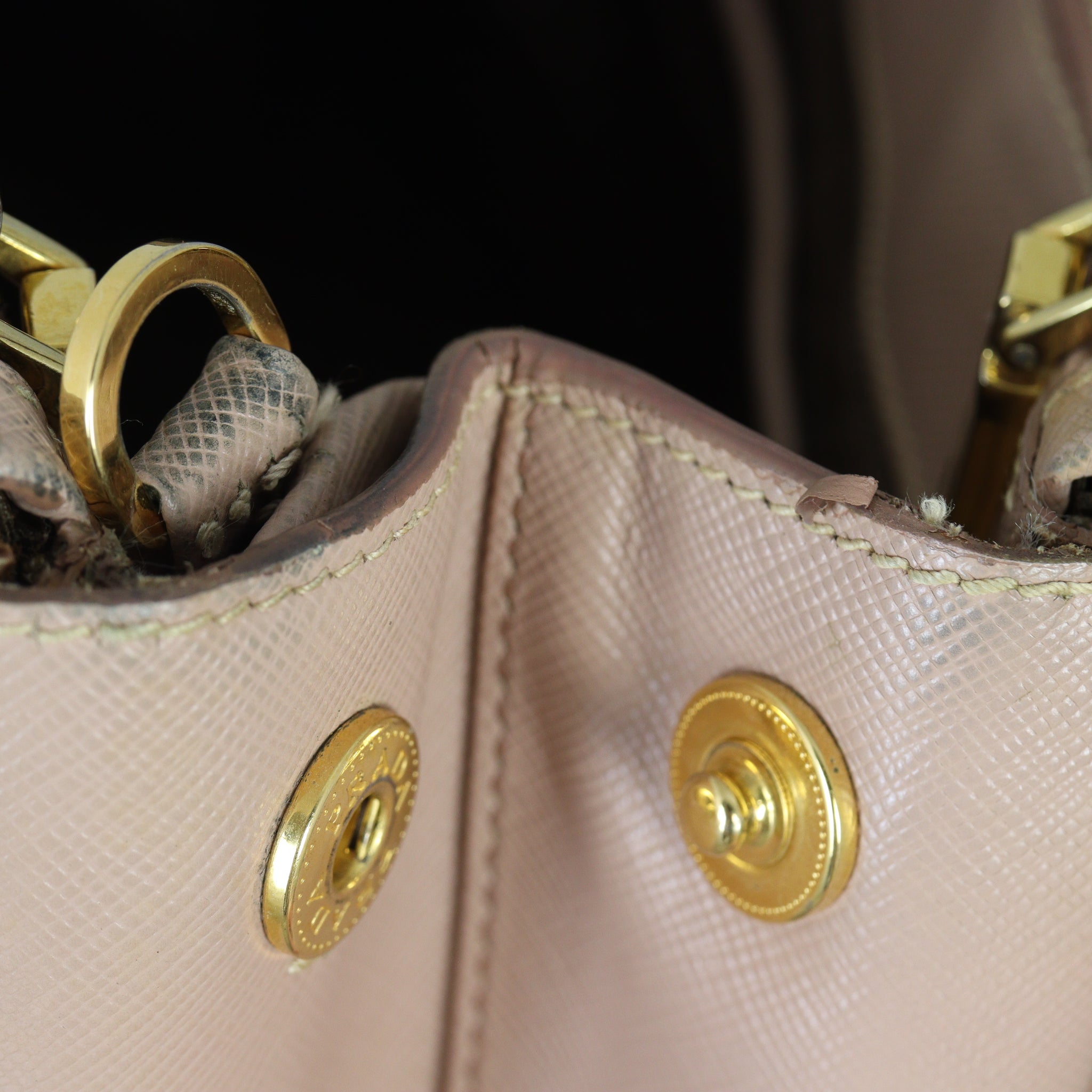 Prada Saffiano Lux Galleria Double Zip Tote Small