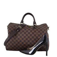 Louis Vuitton Speedy 35 Bandouliere Damier Ebene