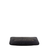 Chanel Gabrielle Zip Pouch Croc Embossed