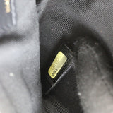 Chanel Gabrielle Zip Pouch Croc Embossed