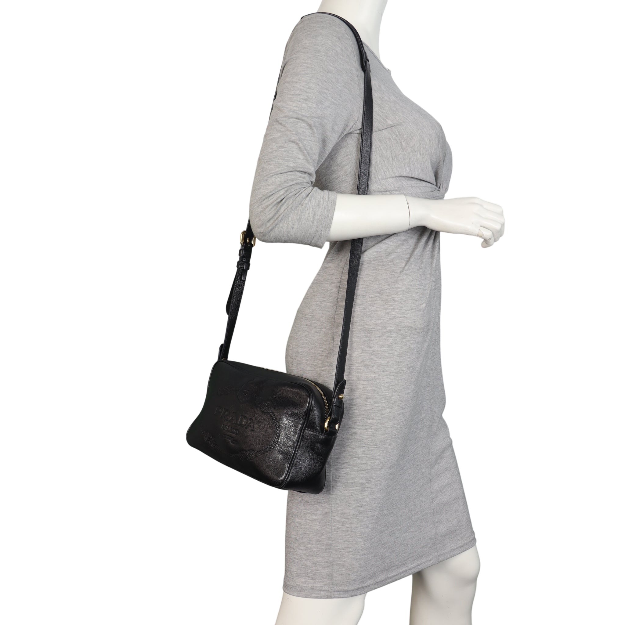 Prada Logo Camera Bag