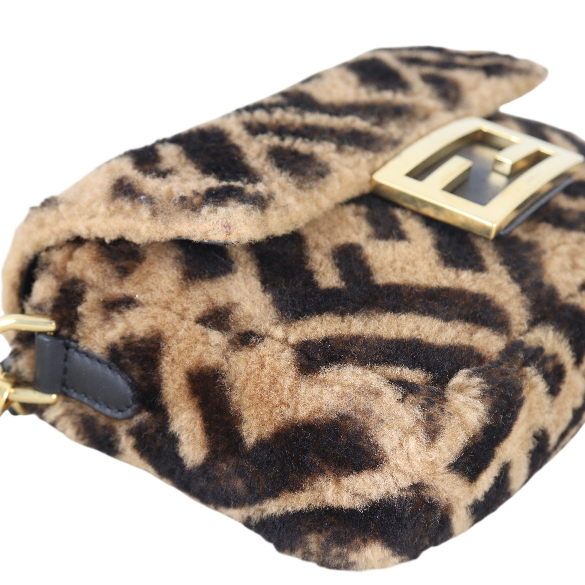 Fendi Baguette Bag Mini Shearling