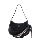 Prada Cleo Shoulder Bag Brushed Leather