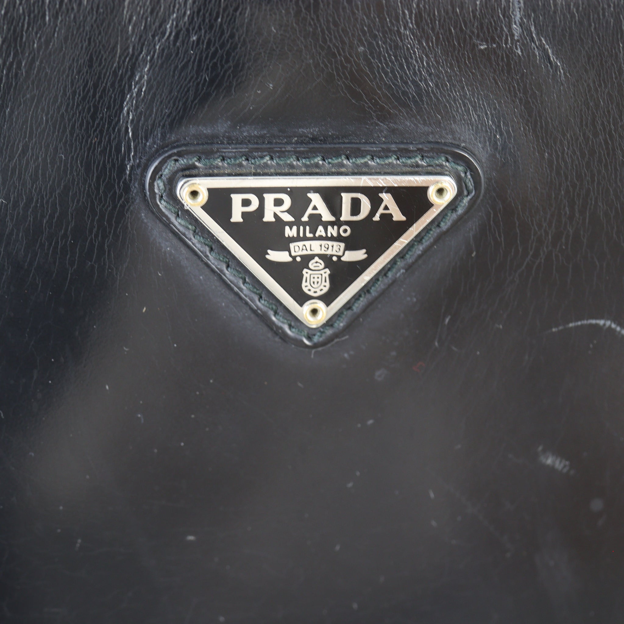 Prada Cleo Shoulder Bag Brushed Leather