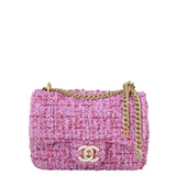 Chanel Classic Flap Mini Square Bag Tweed