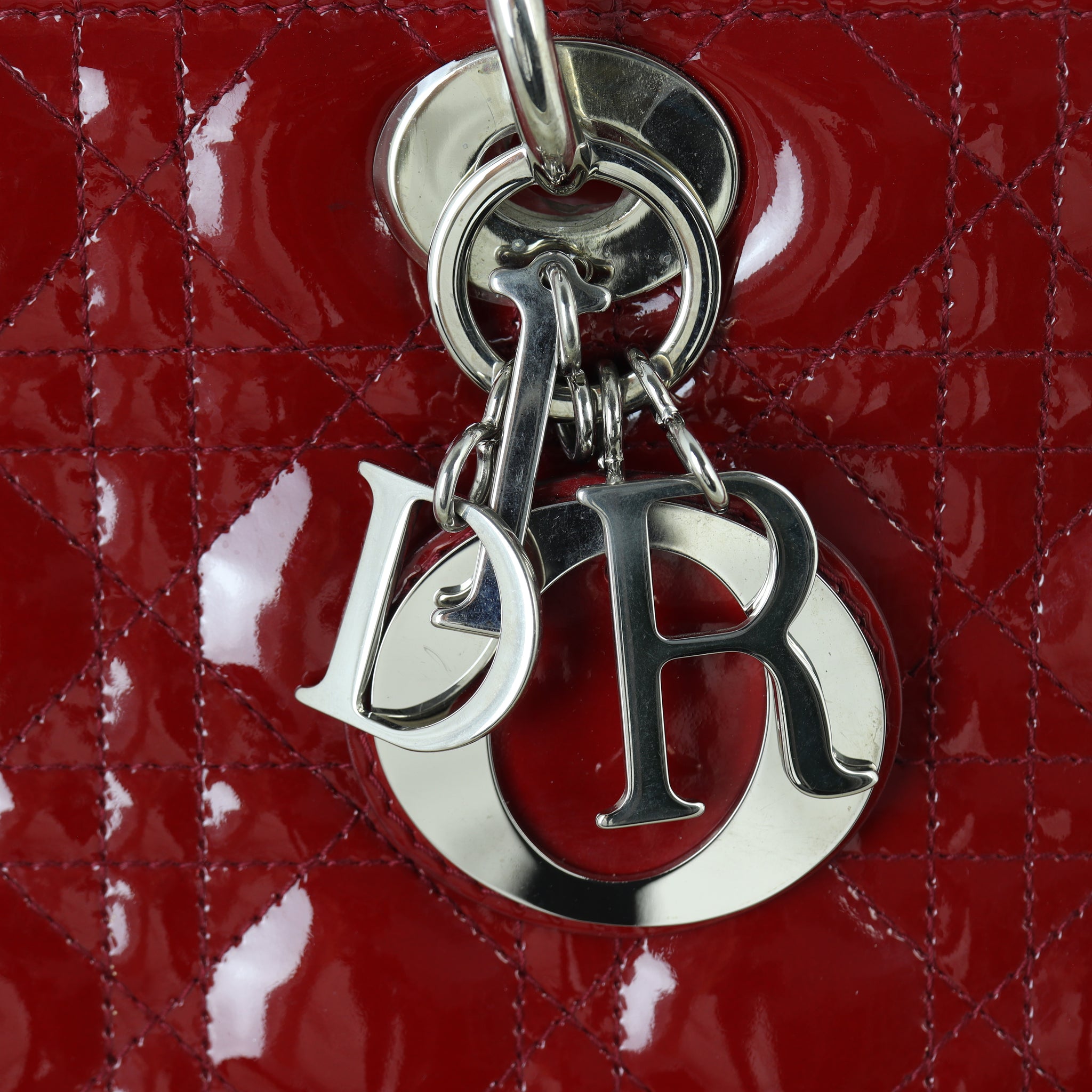 Dior Lady Dior Large Patent