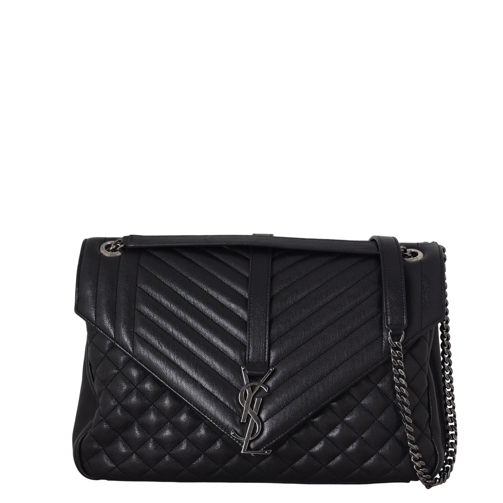 Saint Laurent Classic Medium Tri-Quilt Soft Envelope