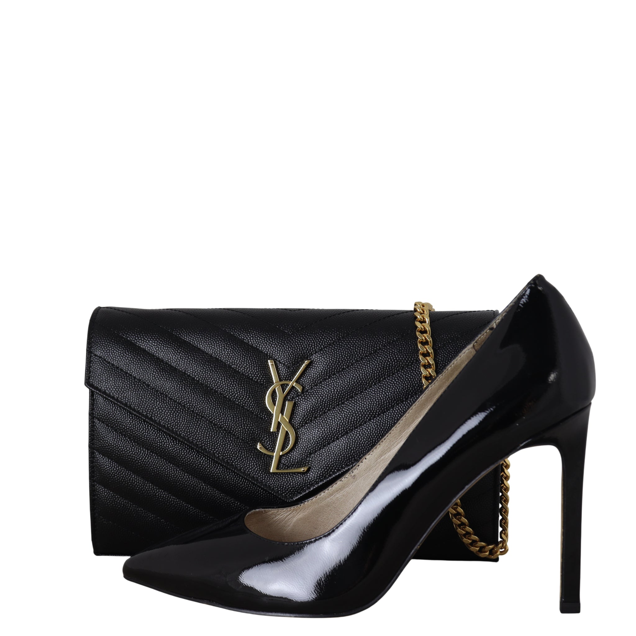 Saint Laurent Cassandre Chain Wallet