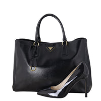 Prada Saffiano Vernice Lux Tote Large