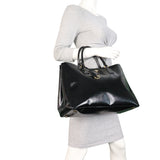 Prada Saffiano Vernice Lux Tote Large