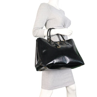 Prada Saffiano Vernice Lux Tote Large