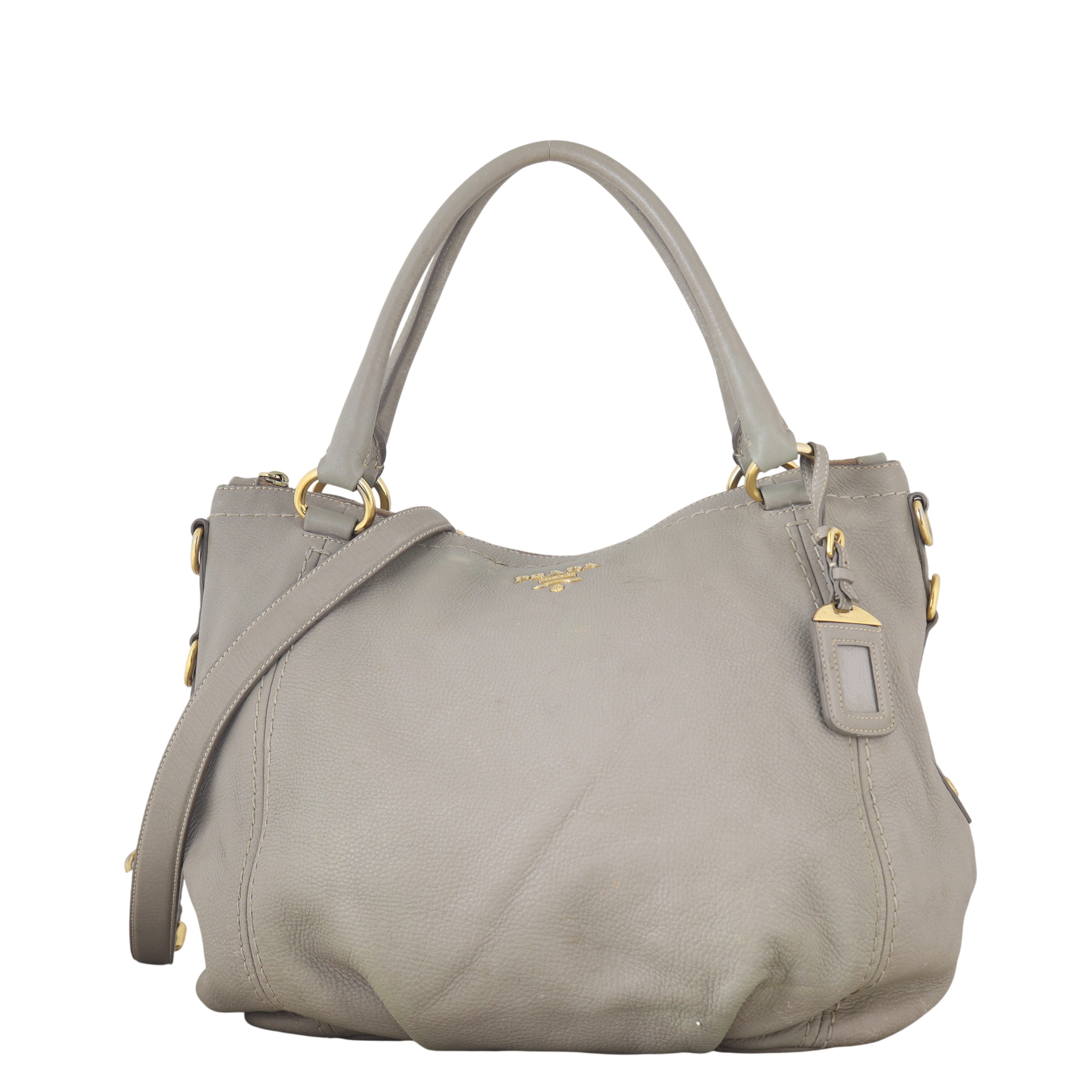 Prada Vitello Daino Two Way Tote – Luxe.It.Fwd