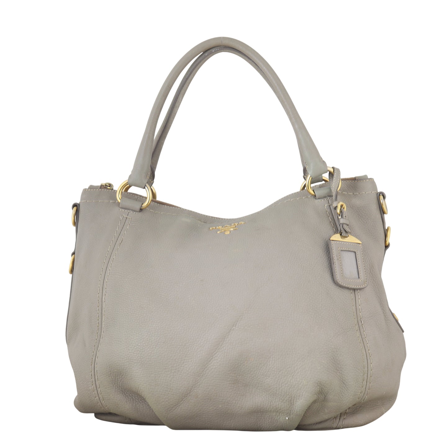 Prada Vitello Daino Two Way Tote