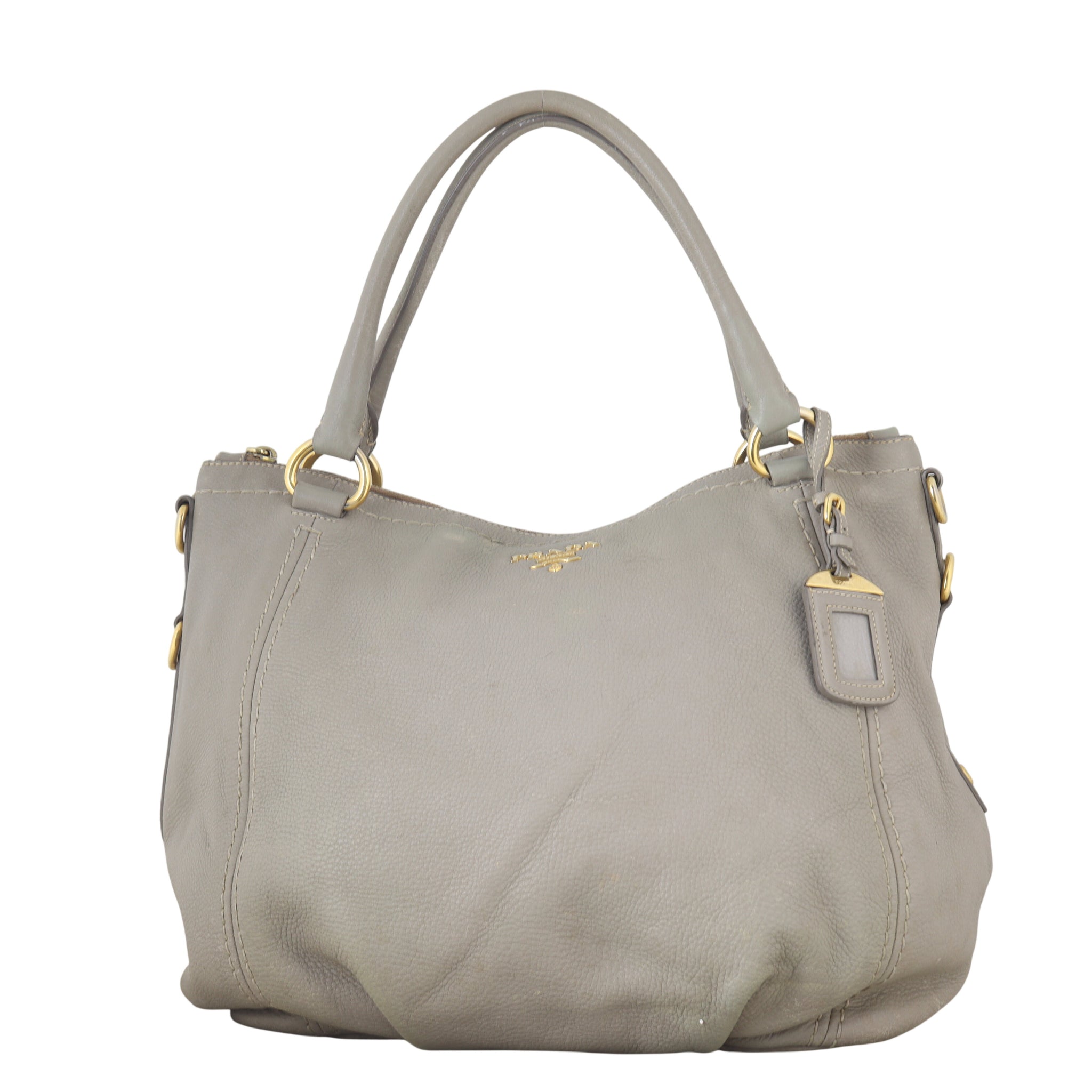 Prada Vitello Daino Two Way Tote