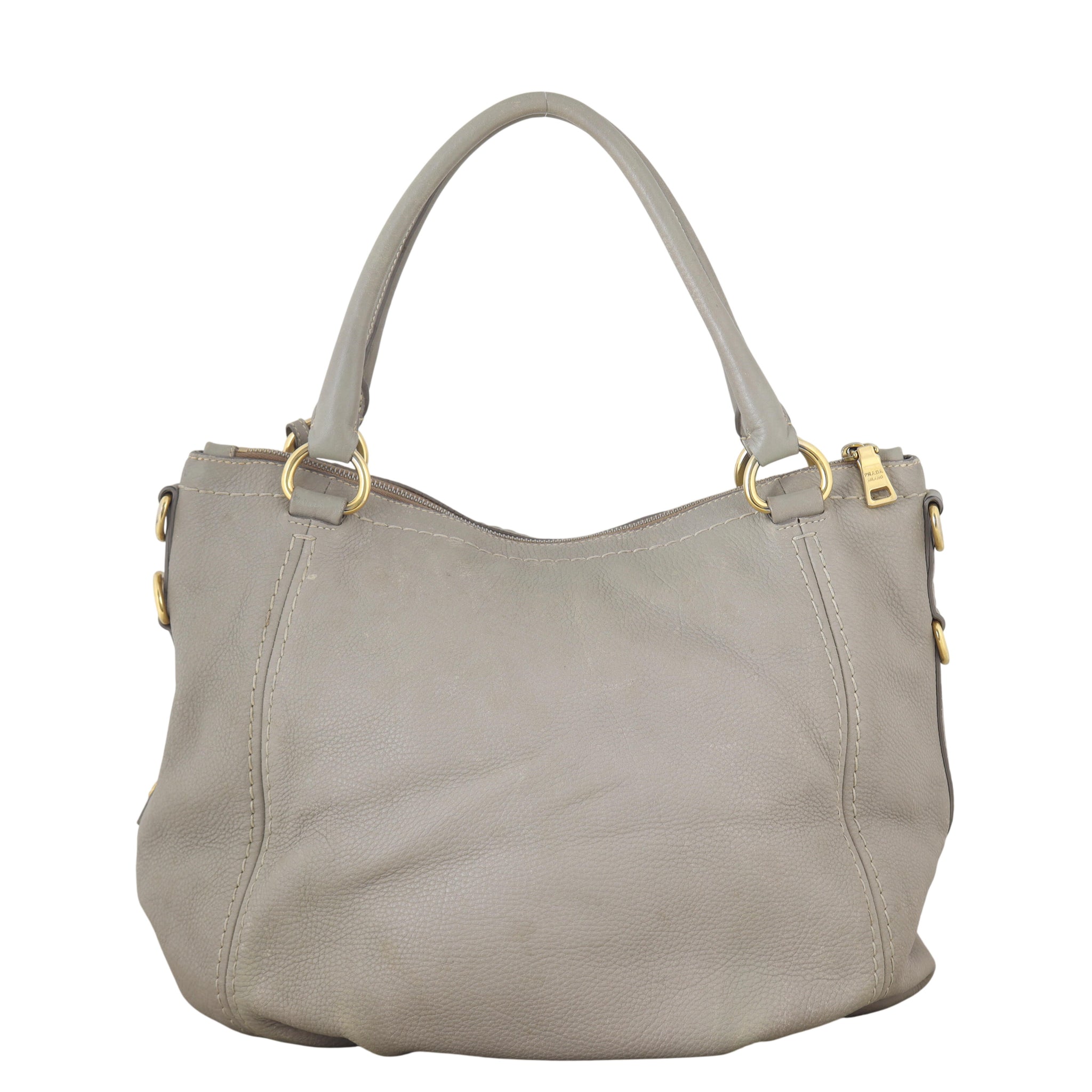 Prada Vitello Daino Two Way Tote