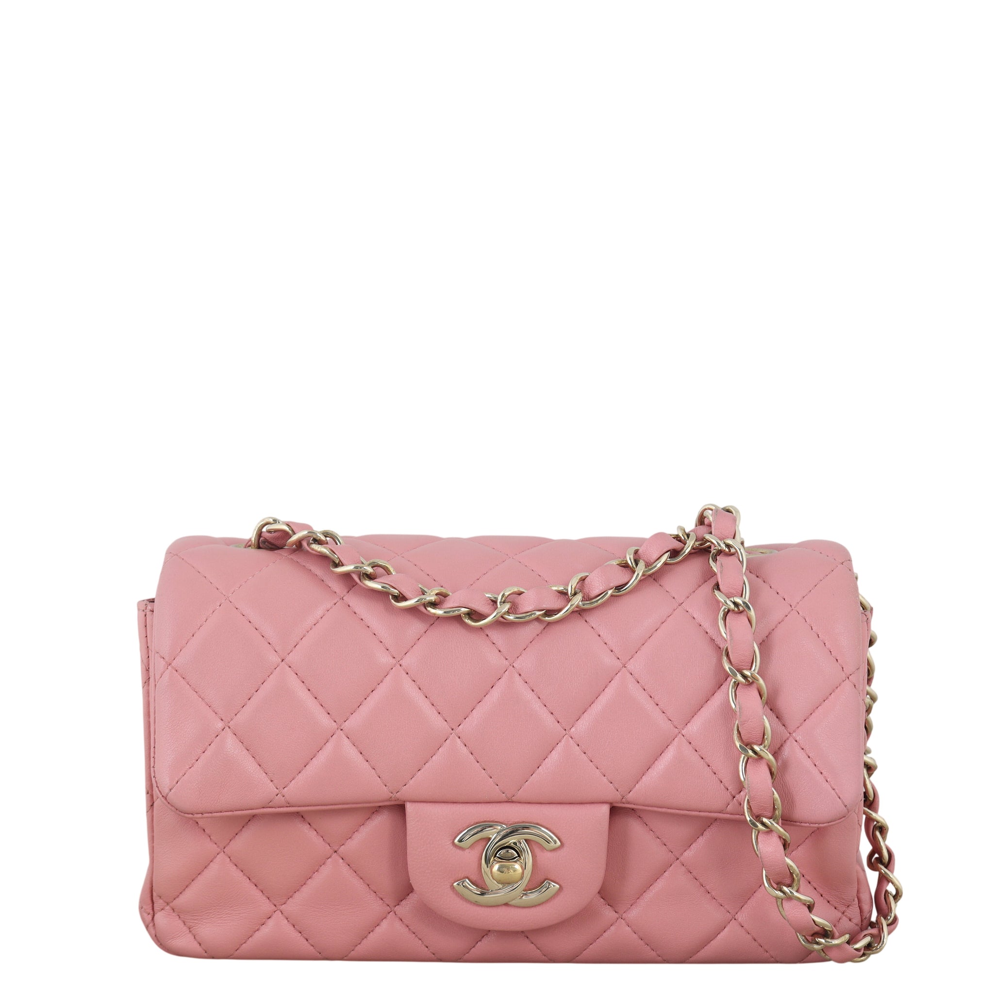 Chanel Classic Flap Mini Rectangular Bag Lambskin