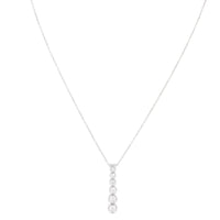 Tiffany & Co Graduated Jazz Drop Platinum Diamond Necklace