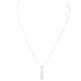Tiffany & Co Graduated Jazz Drop Platinum Diamond Necklace